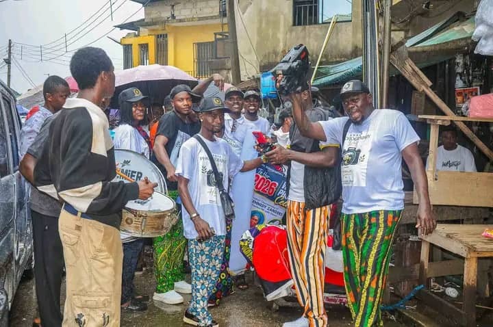 ISPPAN members and creative industry stakeholders celebrating World Photography Day 2026 during the street rally and awareness procession in Owerri.
